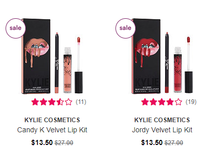 Ultra Beauty : 50% OFF Kylie Lip Kits!!