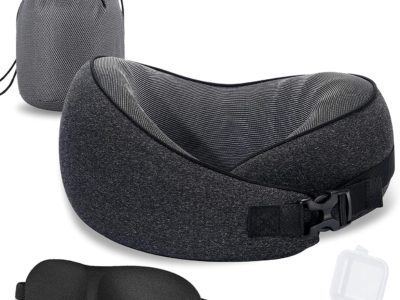 Amazon: Travel Pillow 100% Pure Memory Foam Full Neck Chin Support, Just $7.20 (Reg $23.99) after code!